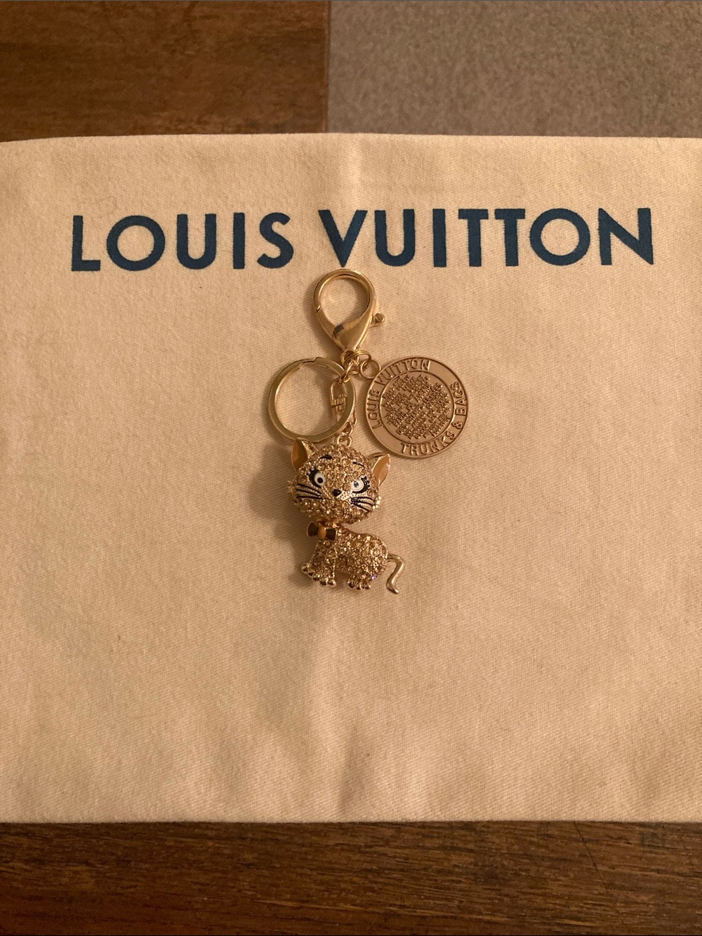 Louis Vuitton Upcycled Kitty Cat 🐈 Charm Purse Charm/Keychain NWOT